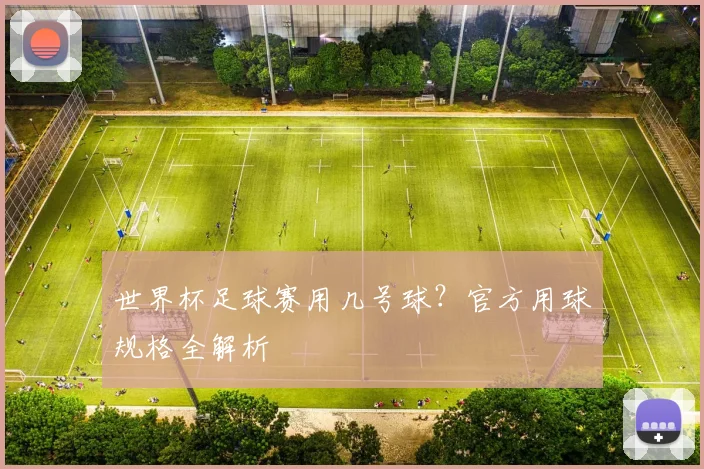 世界杯足球赛用几号球？官方用球规格全解析