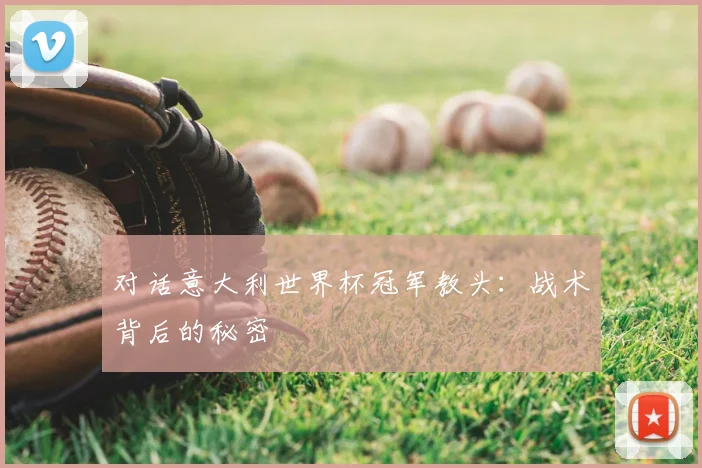 对话意大利世界杯冠军教头：战术背后的秘密